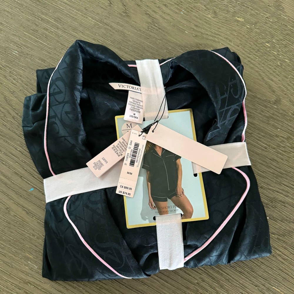 Victorias Secret NWT Satin PJ Set Size M